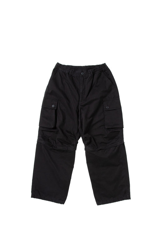 【予約】2WAY CARGO PANTS BLACK