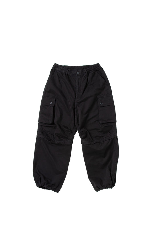 【予約】2WAY CARGO PANTS BLACK
