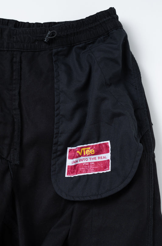 【予約】2WAY CARGO PANTS BLACK