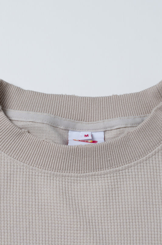 【予約】DAMAGE THERMAL LONG TEE IVORY