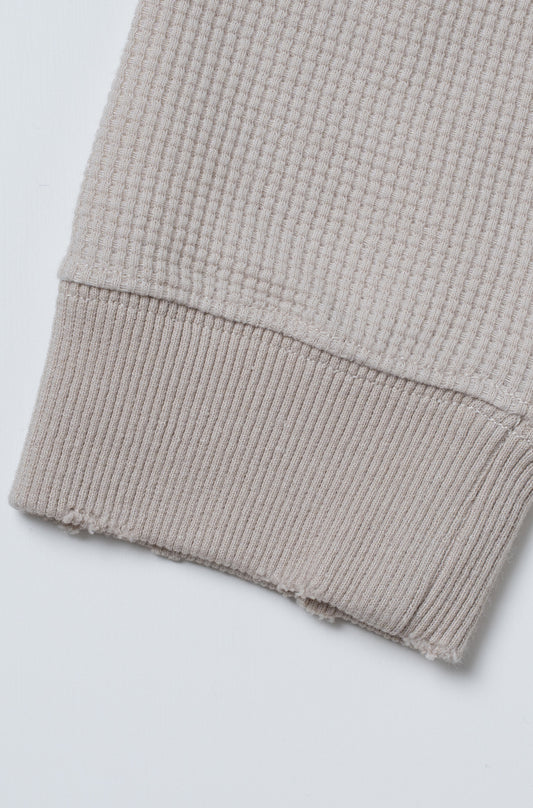 【予約】DAMAGE THERMAL LONG TEE IVORY