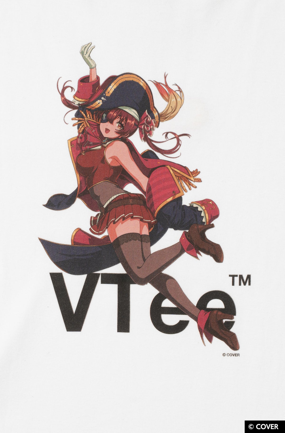 VTee x Houshou Marine TEE WHITE