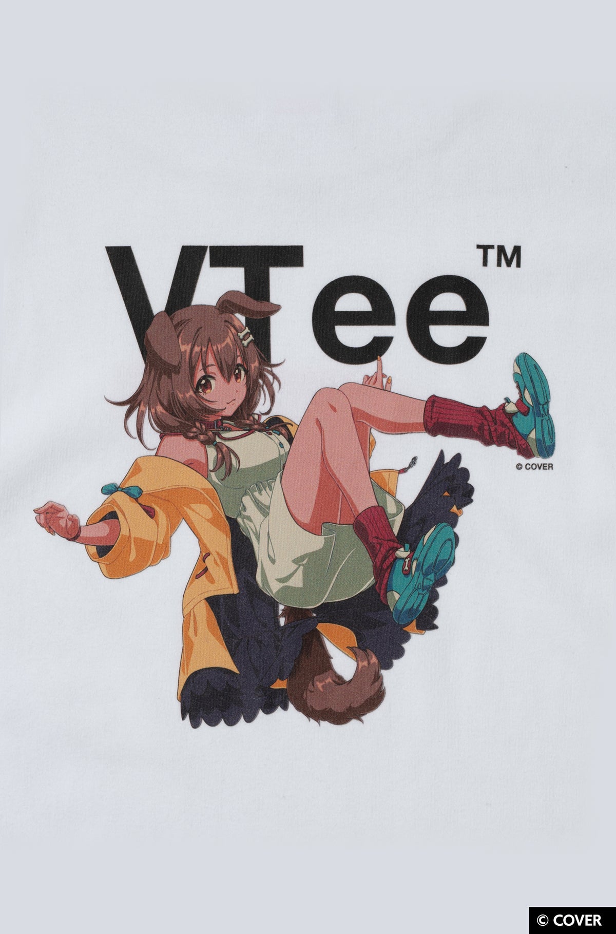VTee x Inugami Korone TEE WHITE
