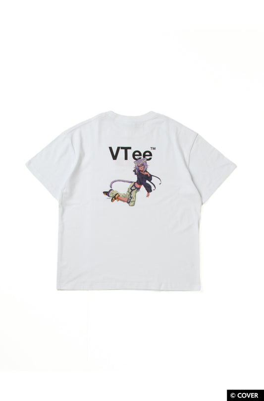 VTee x Nekomata Okayu TEE WHITE