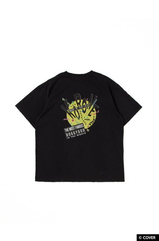 VTee x Inugami Korone "Sonic Costume" TEE V.BLACK