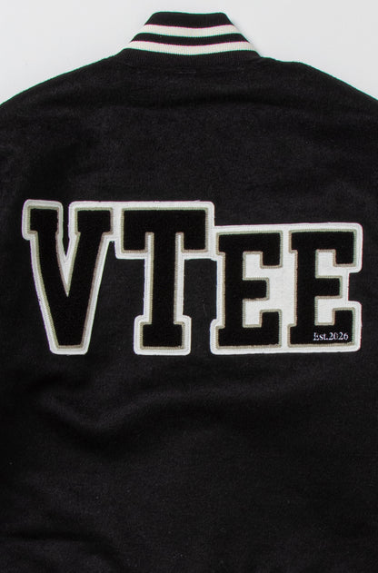 VTee VARSITY JACKET BLACK