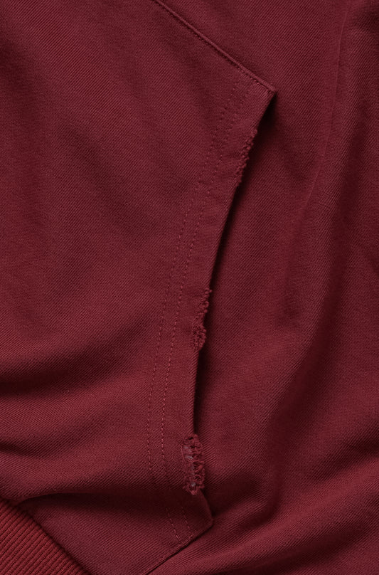 【予約】ZIPUP HOODIE BURGUNDY