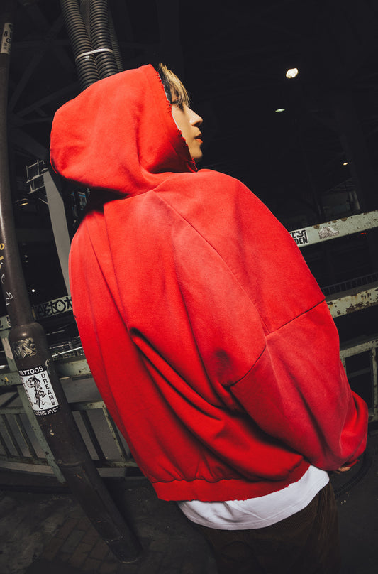【予約】ZIPUP HOODIE BURGUNDY