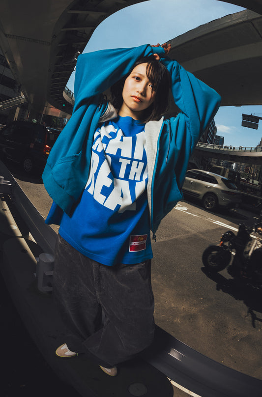 【予約】ZIPUP HOODIE BLUE