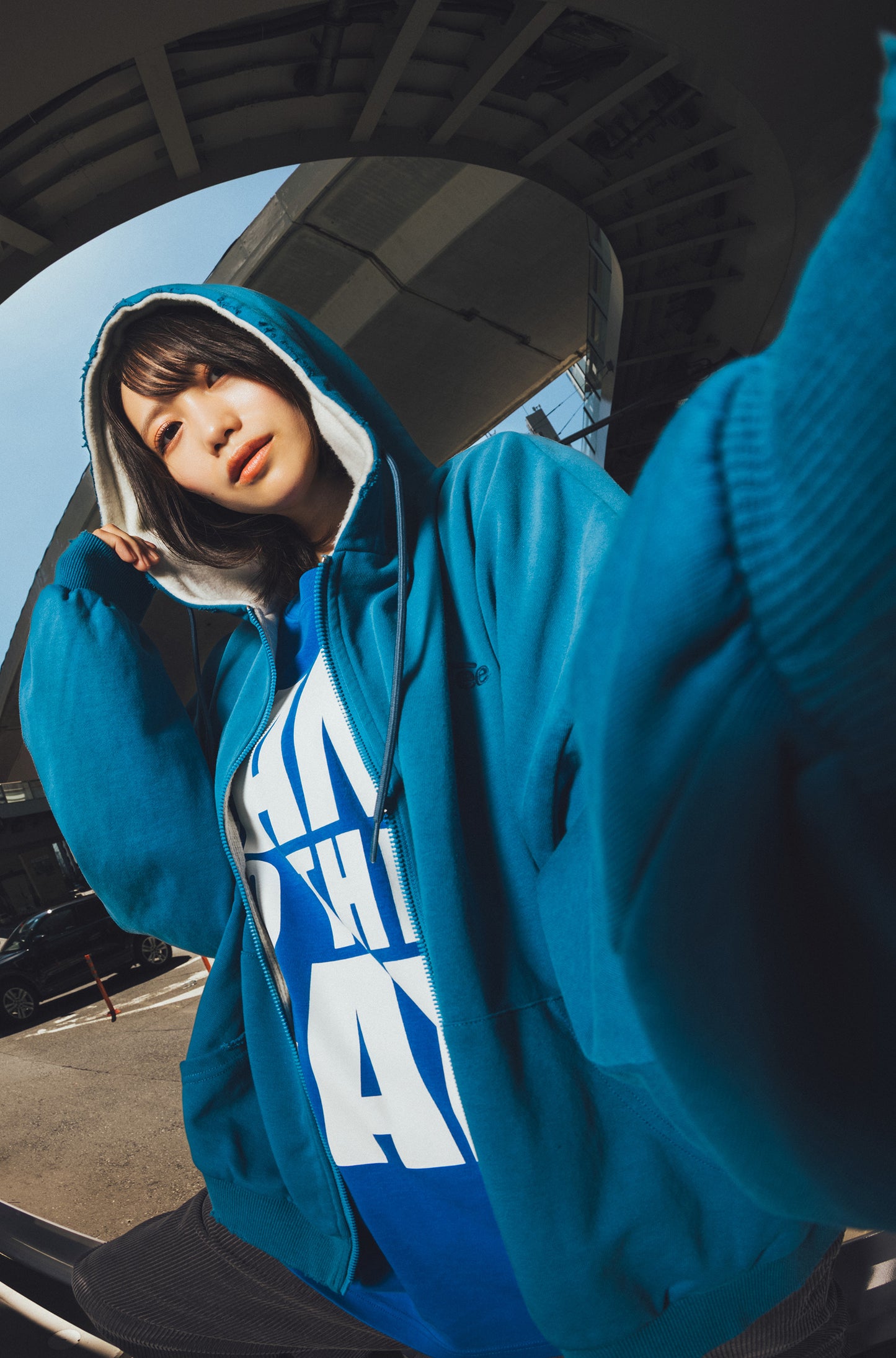 【予約】ZIPUP HOODIE BLUE