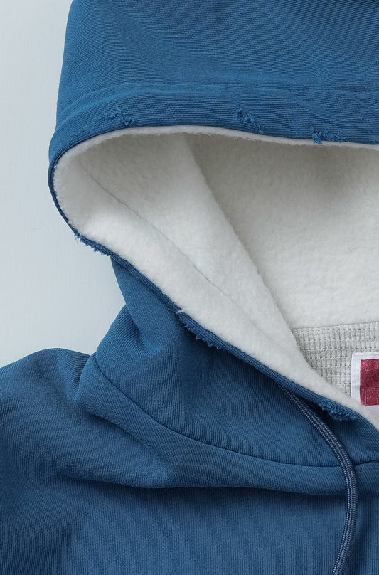 【予約】ZIPUP HOODIE BLUE