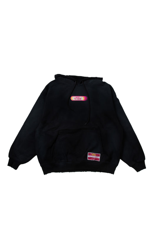 【予約】”LEAN INTO THE REAL” PULLOVER HOODIE BLACK