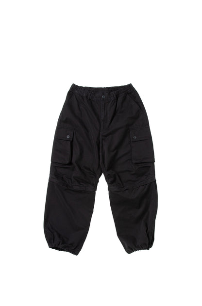 【予約】2WAY CARGO PANTS BLACK