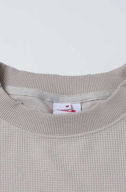 【予約】DAMAGE THERMAL LONG TEE IVORY