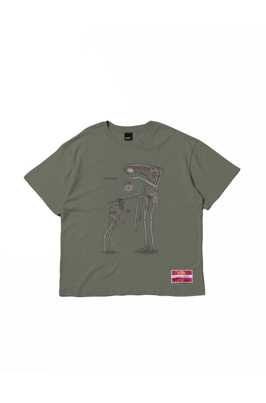 DIVINE NEGOTIATION TEE GRAY