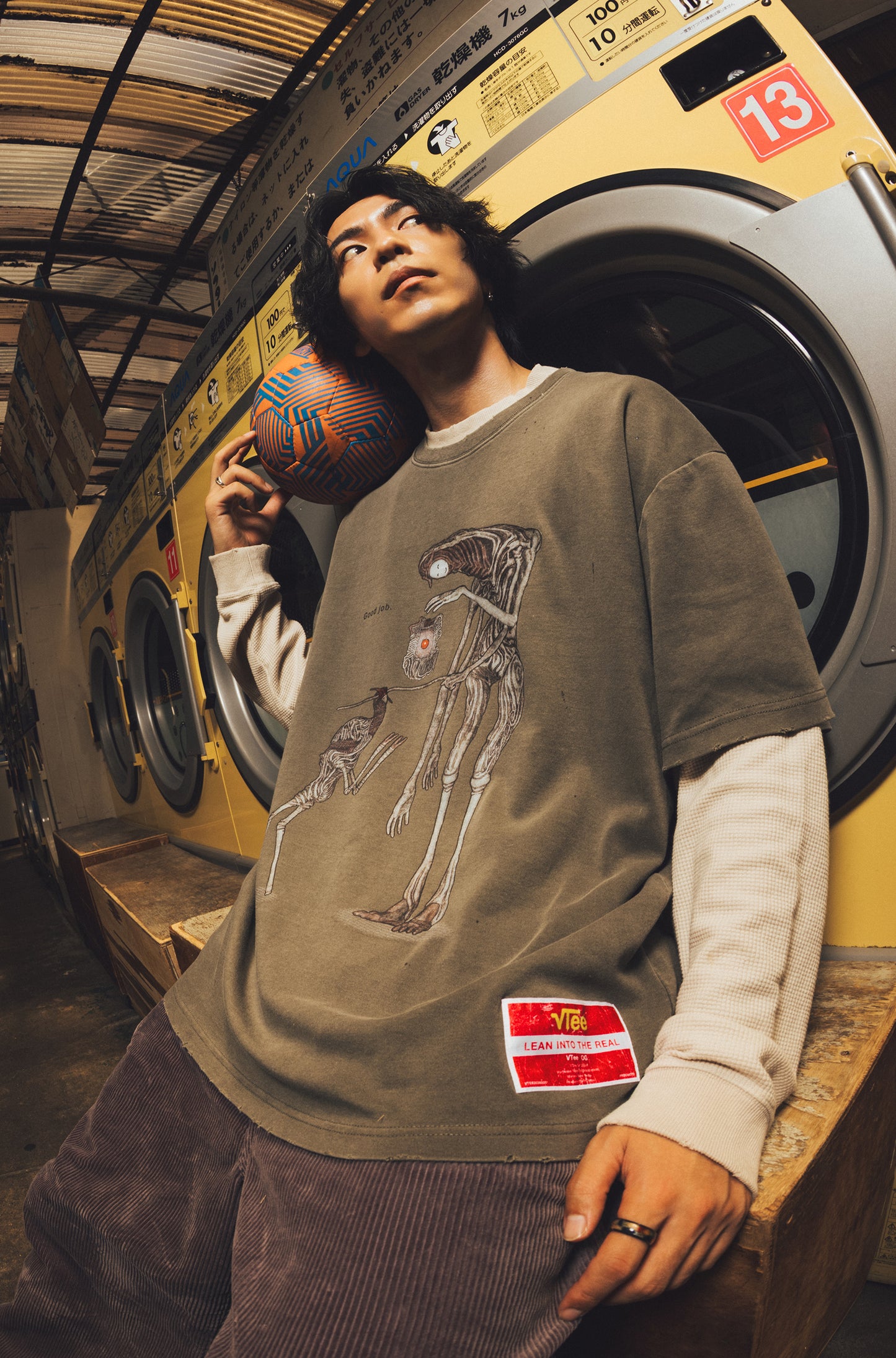 DIVINE NEGOTIATION TEE GRAY