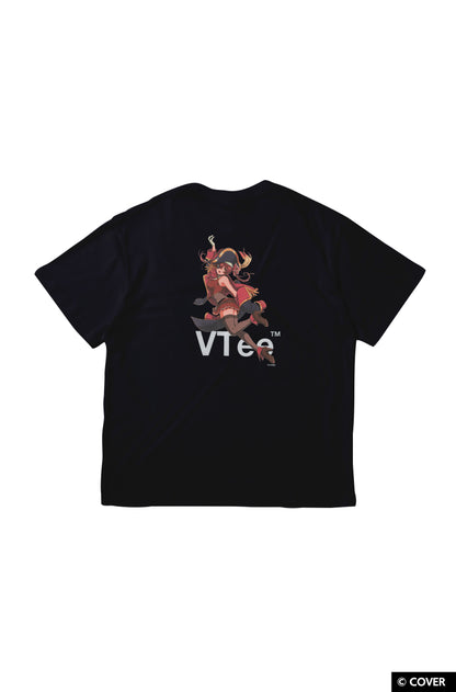 VTee x Houshou Marine TEE BLACK