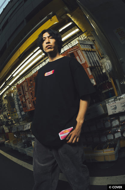 VTee x Houshou Marine TEE BLACK
