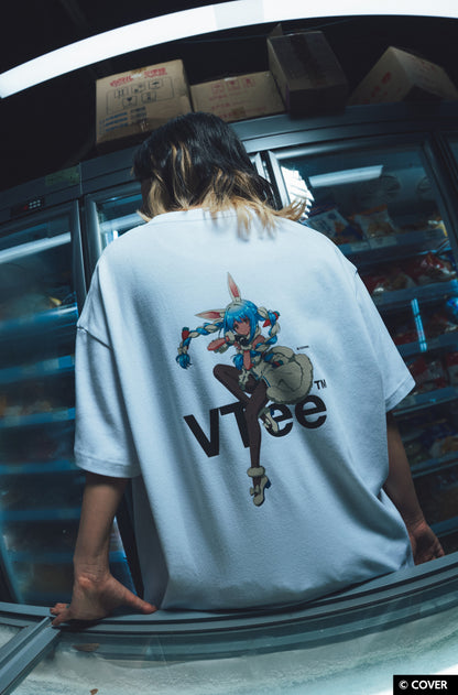 VTee x Usada Pekora TEE WHITE