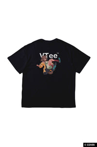 VTee x Inugami Korone TEE BLACK