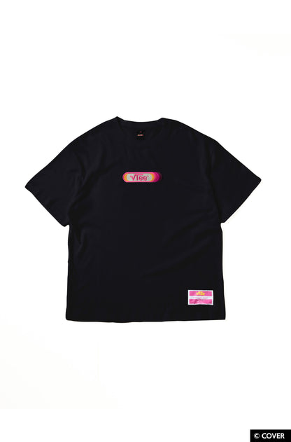 VTee x Nekomata Okayu TEE BLACK