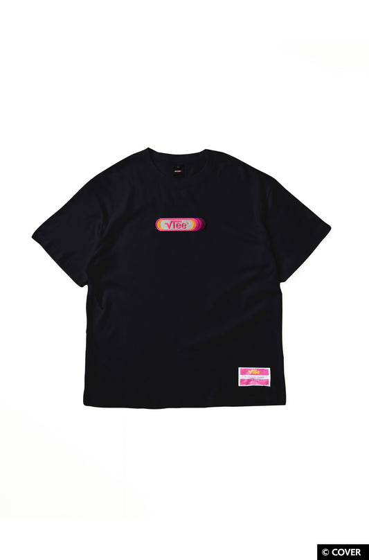 VTee x Nekomata Okayu TEE BLACK