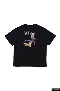VTee x Nekomata Okayu TEE BLACK