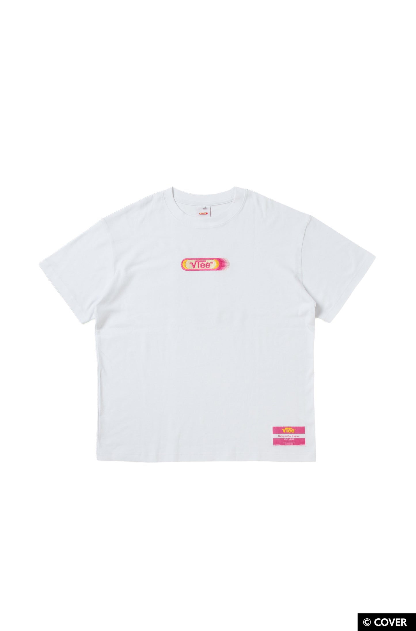 VTee x Nekomata Okayu TEE WHITE