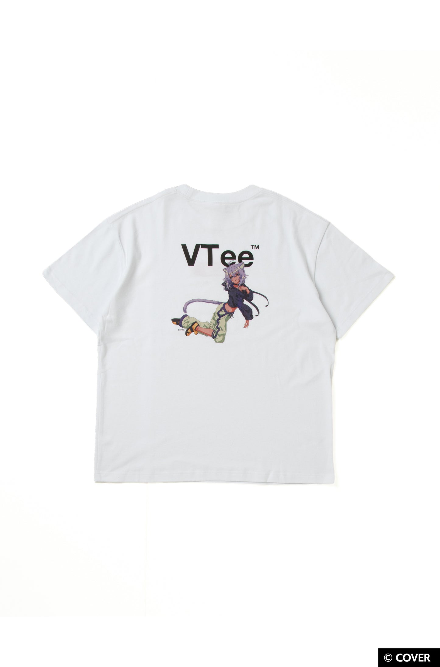 VTee x Nekomata Okayu TEE WHITE