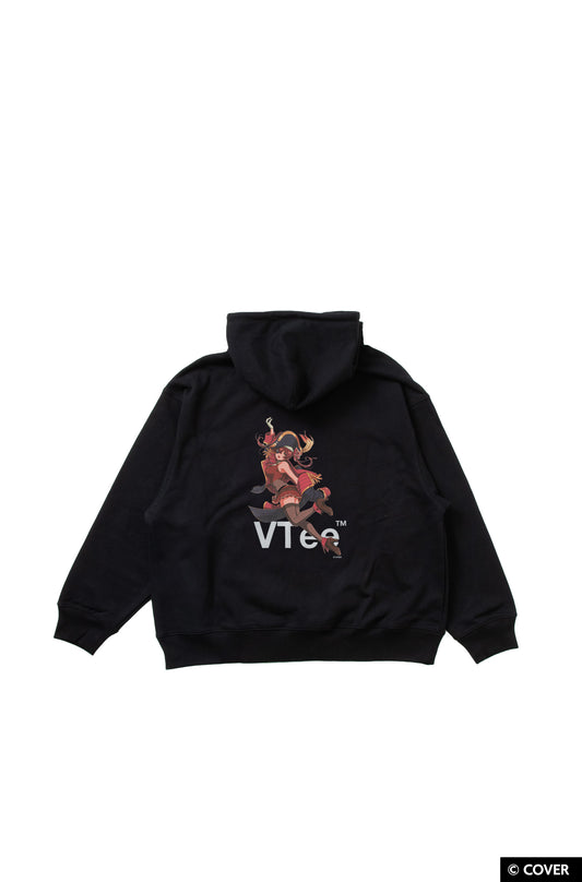 【予約】VTee x Houshou Marine PULLOVER HOODIE BLACK