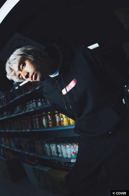 【予約】VTee x Houshou Marine PULLOVER HOODIE BLACK