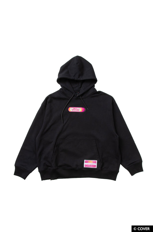【予約】 VTee x Usada Pekora PULLOVER HOODIE BLACK