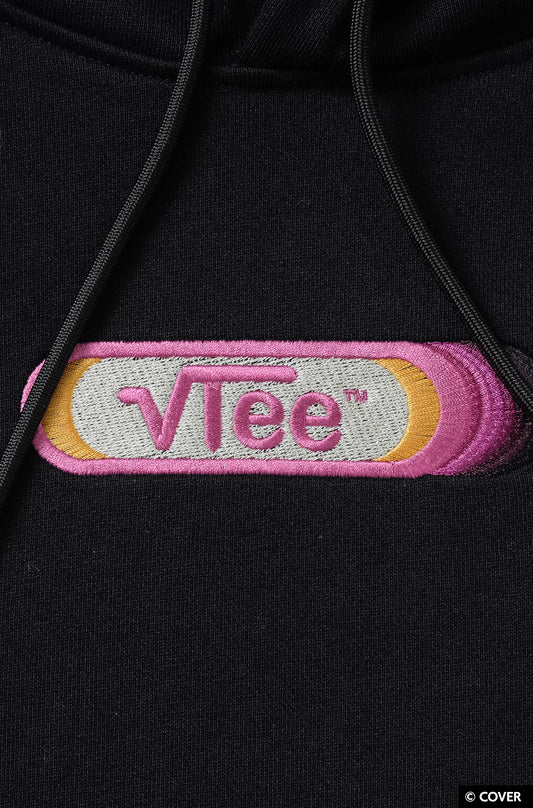 【予約】 VTee x Usada Pekora PULLOVER HOODIE BLACK