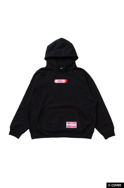 【予約】VTee x Inugami Korone PULLOVER HOODIE BLACK
