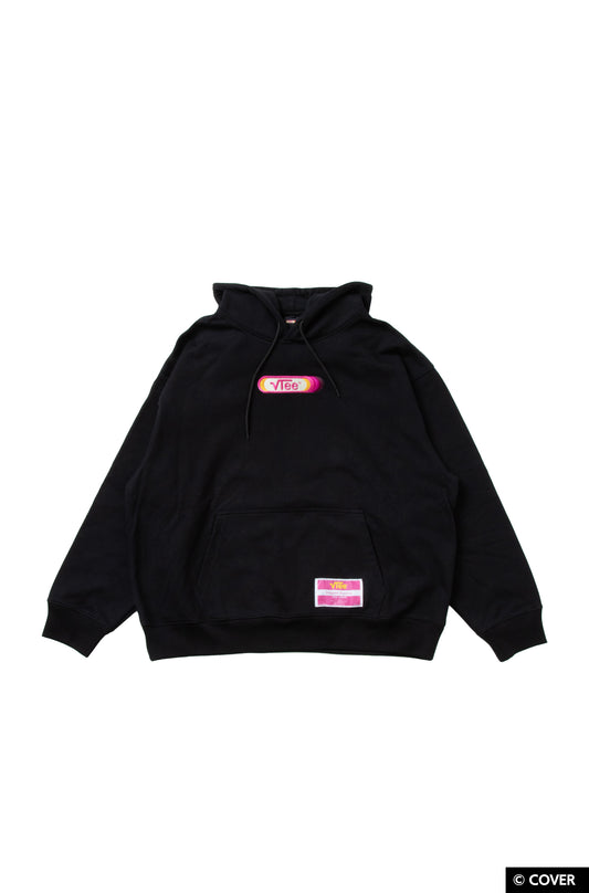 【予約】VTee x Inugami Korone PULLOVER HOODIE BLACK