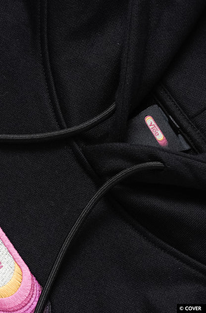 【予約】VTee x Inugami Korone PULLOVER HOODIE BLACK