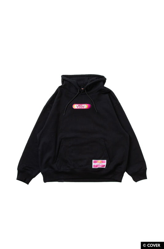 【予約】VTee x Nekomata Okayu PULLOVER HOODIE BLACK