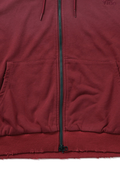 【予約】ZIPUP HOODIE BURGUNDY