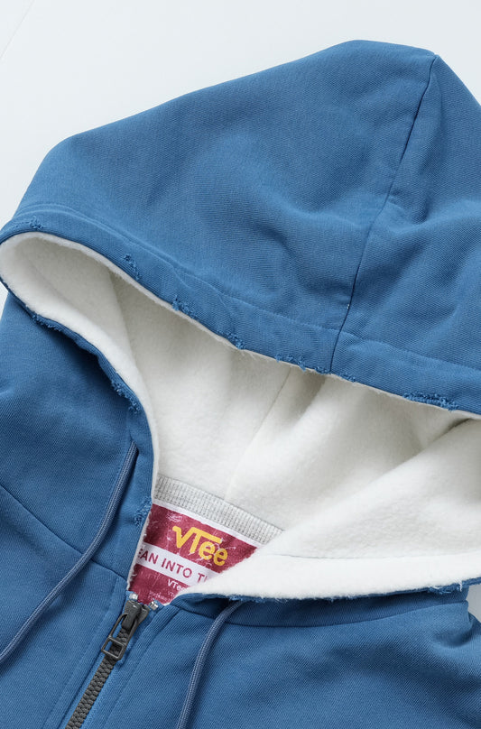 【予約】ZIPUP HOODIE BLUE